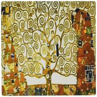 3dRose LLC 8 x 8 x 0.25 Inches Mouse Pad, A Photo of Klimt Painting The Tree of Life (mp_100417_1)