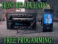 UNLOCKED! CHEVY GM GMC 6 CD CHANGER STEREO w/MP3 AUX AUXILIARY INPUT, CABLE! - SIERRA TAHOE YUKON SUBURBAN SILVERADO 2003 2004 2005 2006 - TRUCK SUV - P/Ns: 25753974, 15196055, 15234935 - RADIO 6 DISC