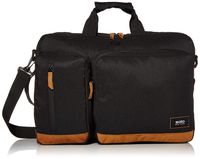 SOLO New York Duane Hybrid, Converts from Briefcase to Backpack, Bag for Women and Men fits up to 15.6 inch Laptop-Black/Tan