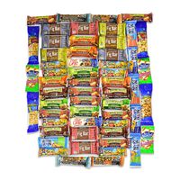 Healthy Snacks and Bars Variety Pack Gift Snack Box - Bulk Sampler (Care Package 56 Count)