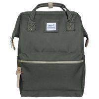 Himawari Polyester Backpack Unisex Vintage School Bag Fits 13-inch laptop Green