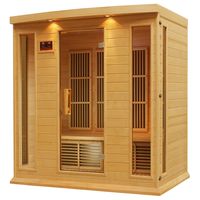 Maxxus 4 Per Low EMF FAR Infrared Carbon Canadian Hemlock Sauna
