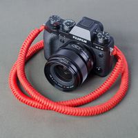 A-MoDe Paracord Handmade Camera Straps High Strength Nylon Rope Camera Neck Strap Red