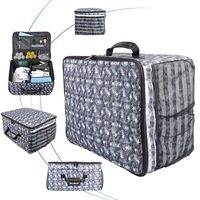 Champkey Golf Trunk Organizer Storage, Portable and Foldable Golf Travel Storage Locker Ideal for Travel Golf and Car Golf (USA-Hero)