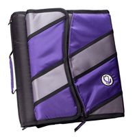 Case-it Sidekick 2-Inch O-Ring Zipper Binder with Removable Tab File, Purple, D-901-PUR