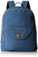 Baggallini Brussels Laptop Backpack, Slate Blue