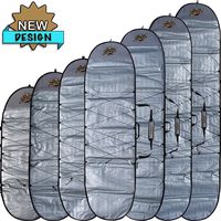 Premium Surfboard Bags & SUP Paddle Board Bags - Extra Bungee Storage [5'-11']