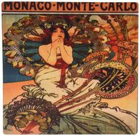 3dRose LLC 8 x 8 x 0.25 Inches Mouse Pad, Muchas Famous Monaco Monte Carlo Illustration (mp_109871_1)