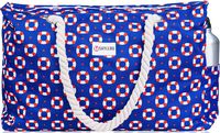 Beach Bag XXL. 100% Waterproof (IP64). L22 xH15 xW6 with Rope Handles, Top Zip, Extra Outside Pocket. Beach Tote Includes TSA Approved Lock, Waterproof Phone Case, Built-in Key Holder, Bottle Opener