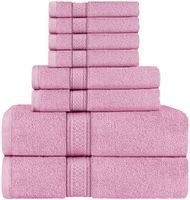 Utopia Towels Towel Set, 2 Bath Towels, 2 Hand Towels, and 4 Washcloths, 600 GSM Ring Spun Cotton Highly Absorbent Towels for Bathroom, Shower Towel, (Pack of 8)