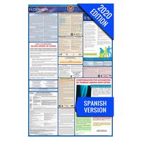 FL Labor Law Poster, 2020 Edition - State, Federal and OSHA Compliant Laminated Poster (Florida, Spanish)