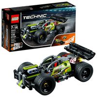 LEGO Technic WHACK! 42072  Building Kit with Pull Back Toy Stunt Car, Popular Girls and Boys Engineering Toy for Creative Play (135 Pieces)