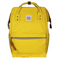 Himawari Polyester Backpack Unisex Vintage School Bag Fits 13-inch laptop (Yellow)