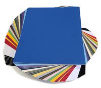 topseller100, Pack of 50 sheets 11x14 UNCUT matboard / mat boards (Mix)