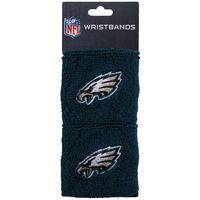Franklin Sports Philadelphia Eagles NFL Wristbands - Youth NFL Team Logo Wristbands - Great for Costumes and Uniforms - Pair of Wristbands