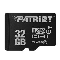 Patriot LX Series 32GB High Speed Micro SDHC Class 10 UHS-I Transfer Speeds For Action Cameras, Phones, Tablets, and PCs