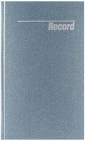 NATIONAL Granite Series Record Book, Patina Blue, 12.25 x 7.25", 150 Pages (56011)