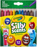 Crayola Silly Scents Twistables Crayons, Sweet Scented Crayons, Gift, 12 Count