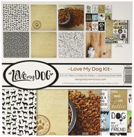 Reminisce (REMBC) LMD-200 Love My Dog Scrapbook Collection Kit, Multi Color Palette