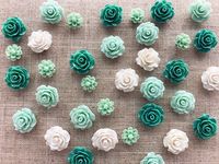 24Pcs Decorative Pushpins,Cork Board Tacks,Bulletin Board Tacks,Thumb Tack Decorative for CorkBoard, Office Organization or Home (Green)
