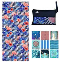 Elite Trend Microfiber Beach Towel for Travel:Oversized XL 78 x 35, 63x63,71x31Inch Quick Drying, Lightweight, Fast Dry Shower & Body Towels, Sand Free (Flamingo, Extra Large (78X35-INCH))