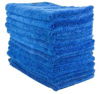 Zwipes 606-13 13 Pack Large Microfiber Cloth, Ultra Plush & Absorbent, Perfect Cleaning, Wash or Car Detailing-16 x 16" (12 Towels + 1 Free), 13 Pack