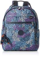 Kipling Micah Medium Laptop, Padded, Adjustable Backpack Straps, dotted bouquet