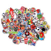 StillCool Stickers Pack of 200 Skateboard Snowboard Vintage Vinyl Sticker Graffiti Laptop Luggage Car Bike Bicycle Decals Mix Lot Fashion Cool