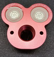 Acme-2 UNDERWATER LED BOAT TRANSOM PLUG DRAIN LIGHT 2400 Lumens (GREEN)