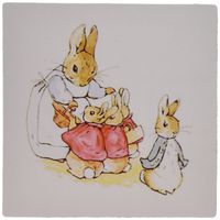 3dRose LLC 8 x 8 x 0.25 Inches Mouse Pad, Vintage Drawing from Peter Rabbit Story (mp_101812_1)