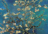 Powza 1000 Pieces Jigsaw Puzzle, Classic Oil Paintings - Almond Blossoms, Artwork Art Large Size Jigsaw Puzzle Toy for Educational Gift Home Decor(27.6 in x 19.7 in)