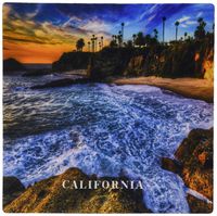 3dRose LLC 8 x 8 x 0.25 Inches Mouse Pad, Sunset on Laguna Beach California (mp_101794_1)