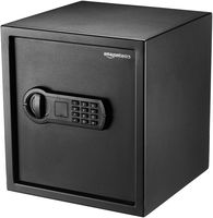 AmazonBasics Home Keypad Safe - 1.2 Cubic Feet, 13 x 13 x 14.2 Inches, Black - 36SAM