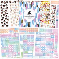 Planner Stickers by Clever Fox - 1,500+ Productivity, Budget, Fitness, Mom, Student, Classic, Number, Holiday Stickers for Your Monthly, Weekly & Daily Planner, Calendar or Journal