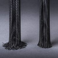 Techflex 3/8 Inch Clean Cut Cable Sleeve - Black - 25 Feet