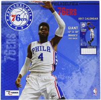 Turner Licensing Sport 2017 Philadelphia Team Wall Calendar, 12"X12" (17998011891)