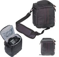 Navitech Black DSLR & Lens Camera Bag Case Compatible with The Canon PowerShot SX410 is