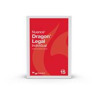 Dragon Legal Individual 15.0, Dictate Documents and Control your PC - all by Voice, [PC Download]